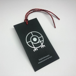 High Quality <strong>Custom</strong> Garment Screen <strong>Printed</strong> Hang <strong>Tag</strong> Recycled Paper Card Trendy Design Brand Clothing Label <strong>Tag</strong> W/ <strong>String</strong> - Product Image 1