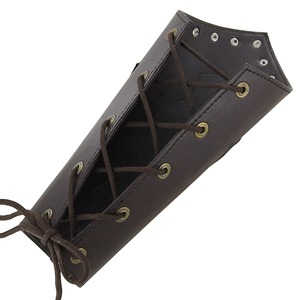 Bowman'ın deri rönesans harp Bracer LARP fuarları sahne yapımları için Set-el işi deri el sanatları - Product Image 4