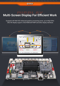Scheda madre del lettore multimediale di controllo industriale 6 top NPU otto Core 8K incorporato Android/Linux/Ubuntu/Debian Rockchip RK3576