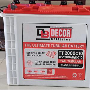 印度太阳能电池管状太阳能电池锂制造商lifepo4电池12v200ah移动电池工具来自印度 - Product Image 1