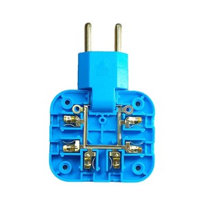 Adattatore europeo per spina da viaggio doppia presa Splitter compatto girevole con convertitore adattatore doppio Splitter - Product Image 4