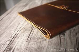 Блокнот кожаный бесшовный из кожзаменителя - Product Image 2