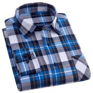 Mais novo Moda Custom Logo Printing Homens Flanelas Camisas fácil desgaste confortável respirável camisas dos homens com seu próprio <span class=keywords><strong>design</strong></span> de logotipo