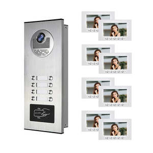 Apartamento 8 Unidades Puerta Teléfono Intercom Sistema Puerta Cámara Timbre - Product Image 1