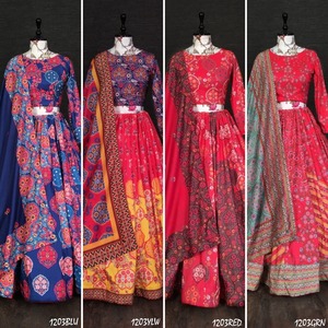 Wedding Special Lehngha <strong>Choli</strong> Silk Fabric Lehngha <strong>Choli</strong> for Women with Heavy Work Full Flair Lehngha <strong>Choli</strong> - Product Image 6