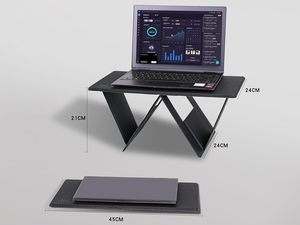 Складной стол из ПУ, настольный компьютер, ноутбук, телефон, читающий, легко использовать, для переноски и хранения, легкая подставка - Product Image 2
