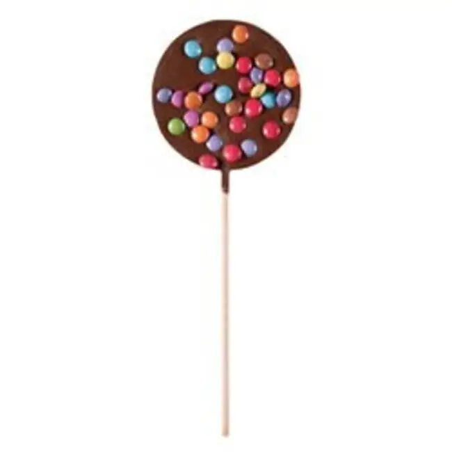 Yummy and Tasty High Quality Chocolate Lollipop size 16 gram molded onto a stick A popular choice among children