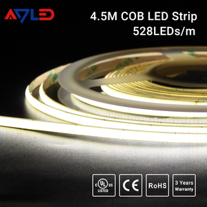 Super Slim Width 3MM 4.5MM Bendable LED Tape 12V Dotless Flip Chip FOB COB Strip Led 3000k Ultra Thin Flexible Strip LED Light - Product Image 2