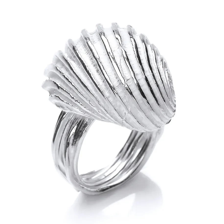 خاتم معدني صلب مع خاتم من الفضة الإسترلينية الملتوية بيان خاتم بوهيمي بوهو كوري هدية خاتم عالية الجودة لمجوهراتها