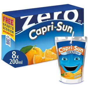 カプリサン無添加シュガーオレンジジュース