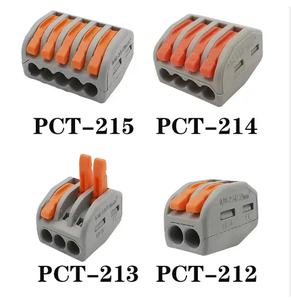 Compact 4-Port PCT-213-50P <strong>Terminal</strong> <strong>Block</strong> with Lever Nut Fast <strong>Connection</strong> for Various Wires and Conductors - Product Image 4