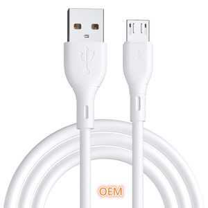 สายข้อมูล Micro USB 0.9m A26M V8แอนดรอยด์6A ชาร์จเร็วขั้วต่อ2.0 USB พลาสติกราคาถูกสุดๆสำหรับคอมพิวเตอร์โทรศัพท์ - Product Image 1