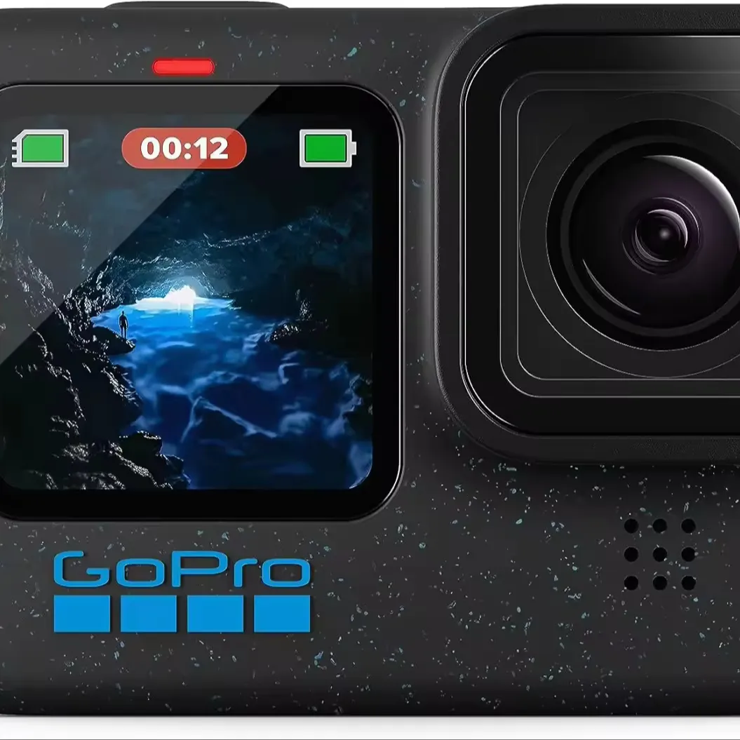 GoPro HERO12 черная Водонепроницаемая экшн-камера с 5,3k60 ультра HD видео, 27MP фотографии, HDR, 1/1.9 "датчик изображения, прямая трансляция