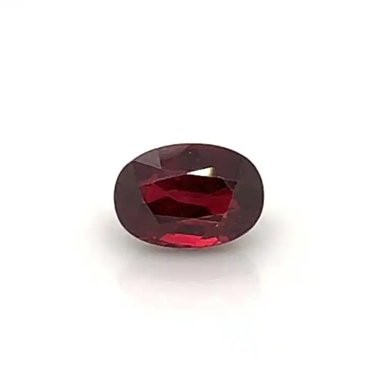Grs porquinho vívido natural certificado, rubi vermelho facetado oval corte exclusivo não aquecido pedras preciosas no atacado preço