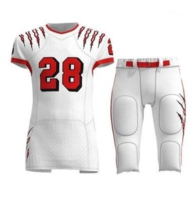Yetişkinler için şık amerikan futbolu Jersey üniforma setleri nefes artı boyutu gençlik için giymek