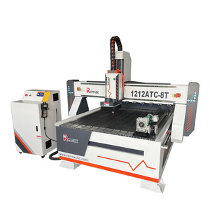 Hochwertige 1212 atc 4-Achsen-Holz-CNC-Fräsmaschinen für Holztüren 3D-Formen Gravur Holz bearbeitungs maschine - Product Image 2