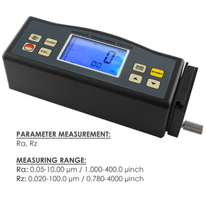 Misuratore di rugosità multiparametro digitale/Tester di misurazione Ra Rz + sonda a perno diamantato incorporata