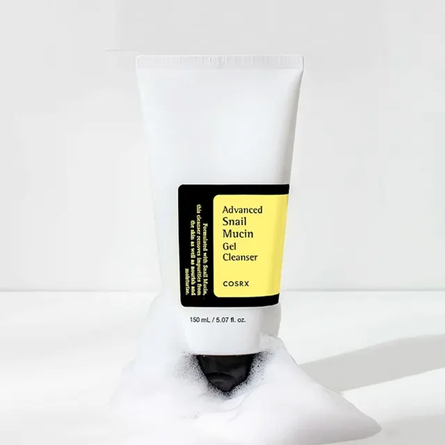 COSRX Advanced Snail Mucin Gel Reinigungsmittel 150 ml reichhaltiges tägliches tiefenreinigungsgel koreanische Hautpflege trockene empfindliche Haut