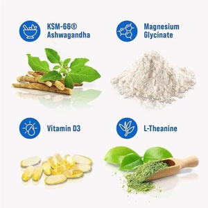 Para L Theanine vitaminleri sıcak kaynak üreticisi yatıştırıcı içecek karışımı Ksm-66Ashwagandha glisin sakinleştirici magnezyum tozu
