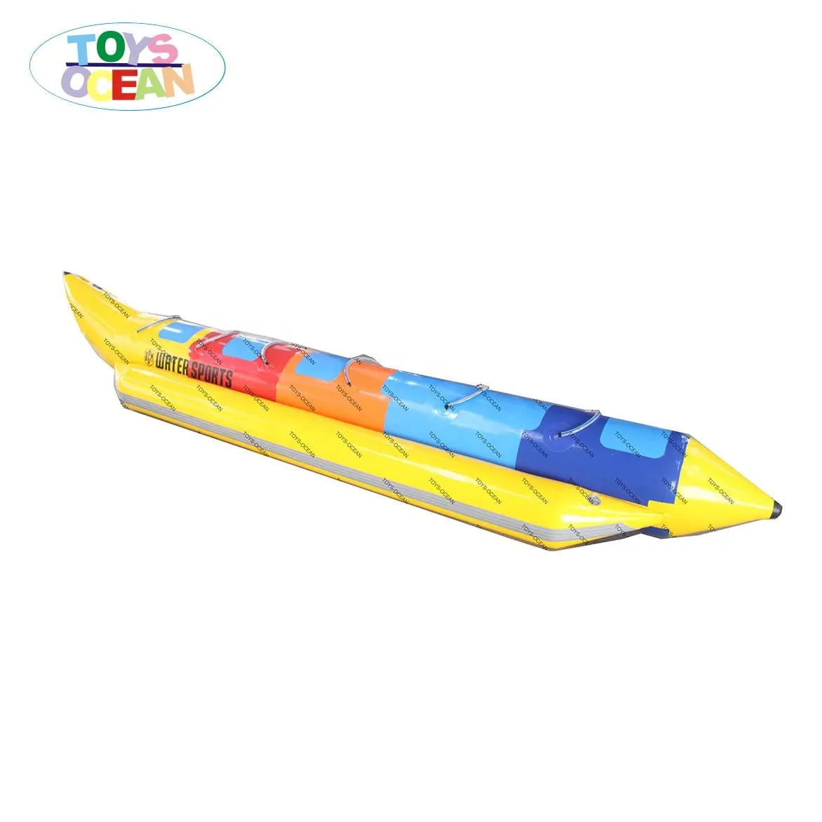 Doppio tubo gonfiabile galleggiante Banana Boat trainabile sport acquatici motorizzati