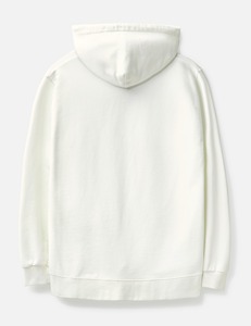 100% Cotton <strong>Open</strong> Front Square Hoodie Drawcord Hood With Zip Closure at Collar and Hem and Ribbed Cuffs and Hem - Product Image 2