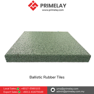 Premium kalite 50mm kalınlık geri dönüşümlü balistik kauçuk döşeme uzun ömürlü ve çekim aralıkları için yüksek elastikiyet - Product Image 4