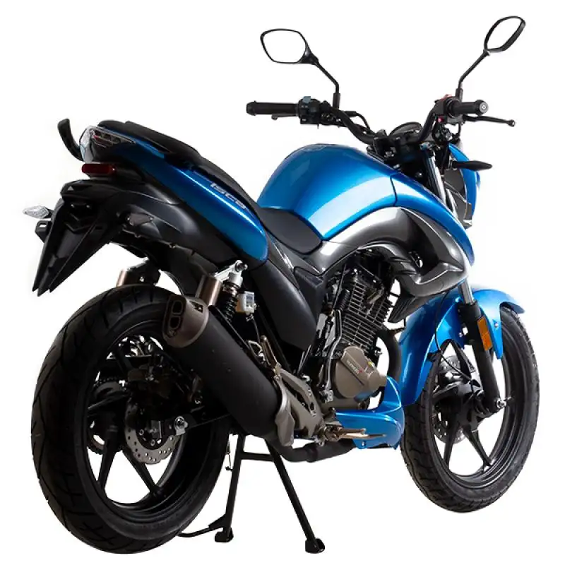 משלוח חינם אופנוע 125cc עם מיכל 16l שלה ו-128 מנוע mpg זמין במלאי