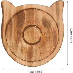 8 cái đồ trang sức bằng gỗ rắn tổ chức chủ sở hữu Vòng đeo tay bằng gỗ khay hiển thị cho truy cập Showcase sử dụng - Product Image 4