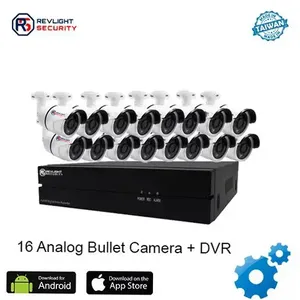 16チャンネルIPカメラセキュリティシステム双方向オーディオ8ビデオ入力顔検出屋内用耐候性メタルケーシングIP66 - Product Image 2