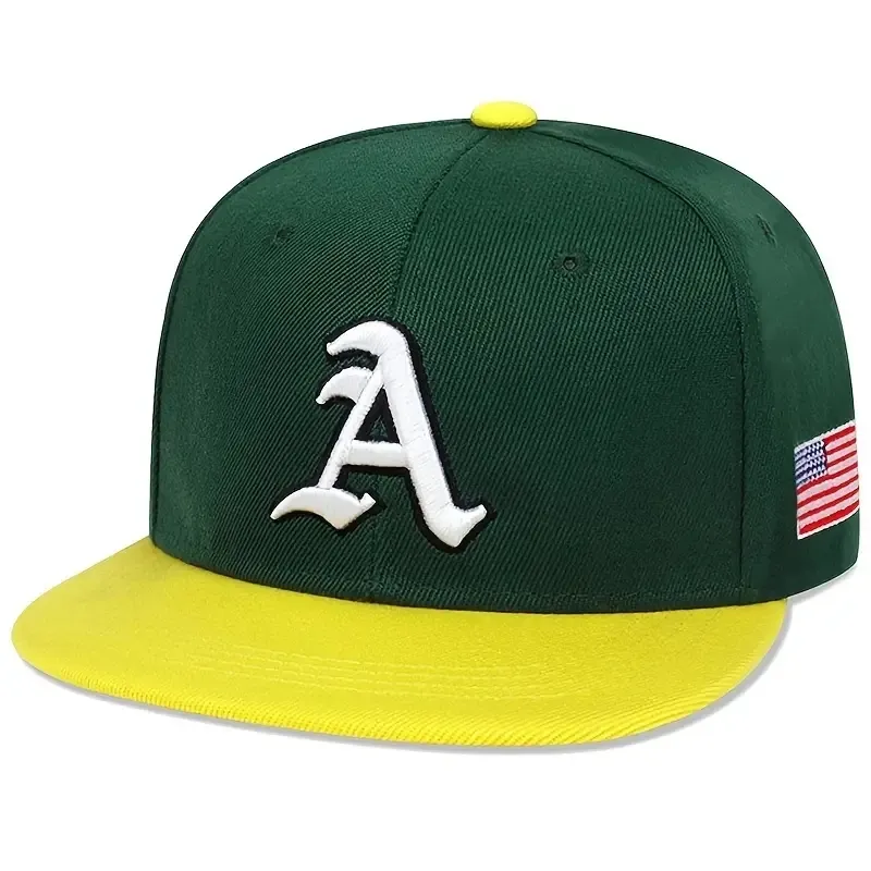 Gorra de béisbol de fútbol JX con letras góticas A, sombrero de sol ajustable con bandera nacional de Hip Hop, sombrero informal para deportes al aire libre