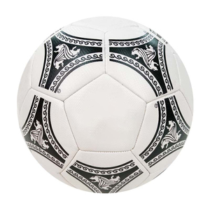 サッカーボール2025スポーツレザープロモーションボールパキスタン製リアルレザーマシンステッチ - Product Image 1