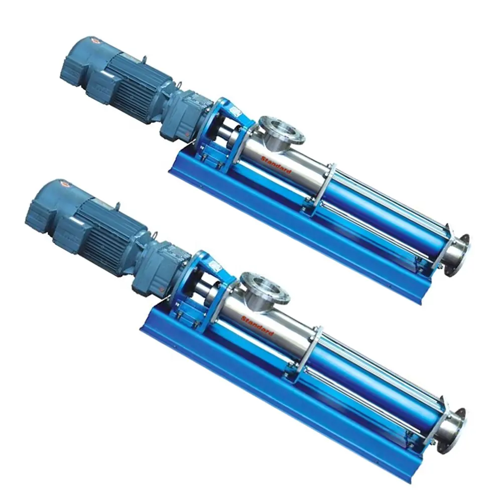 Widely application screw type feeding pump for filter press used feeding pump
