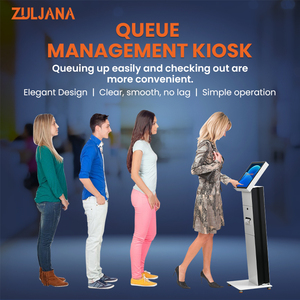 15&quot; Interactive Self Service <strong>Queue</strong> <strong>Management</strong> Check in Kiosk <strong>System</strong> with PCAP Touch Screen <strong>Display</strong>