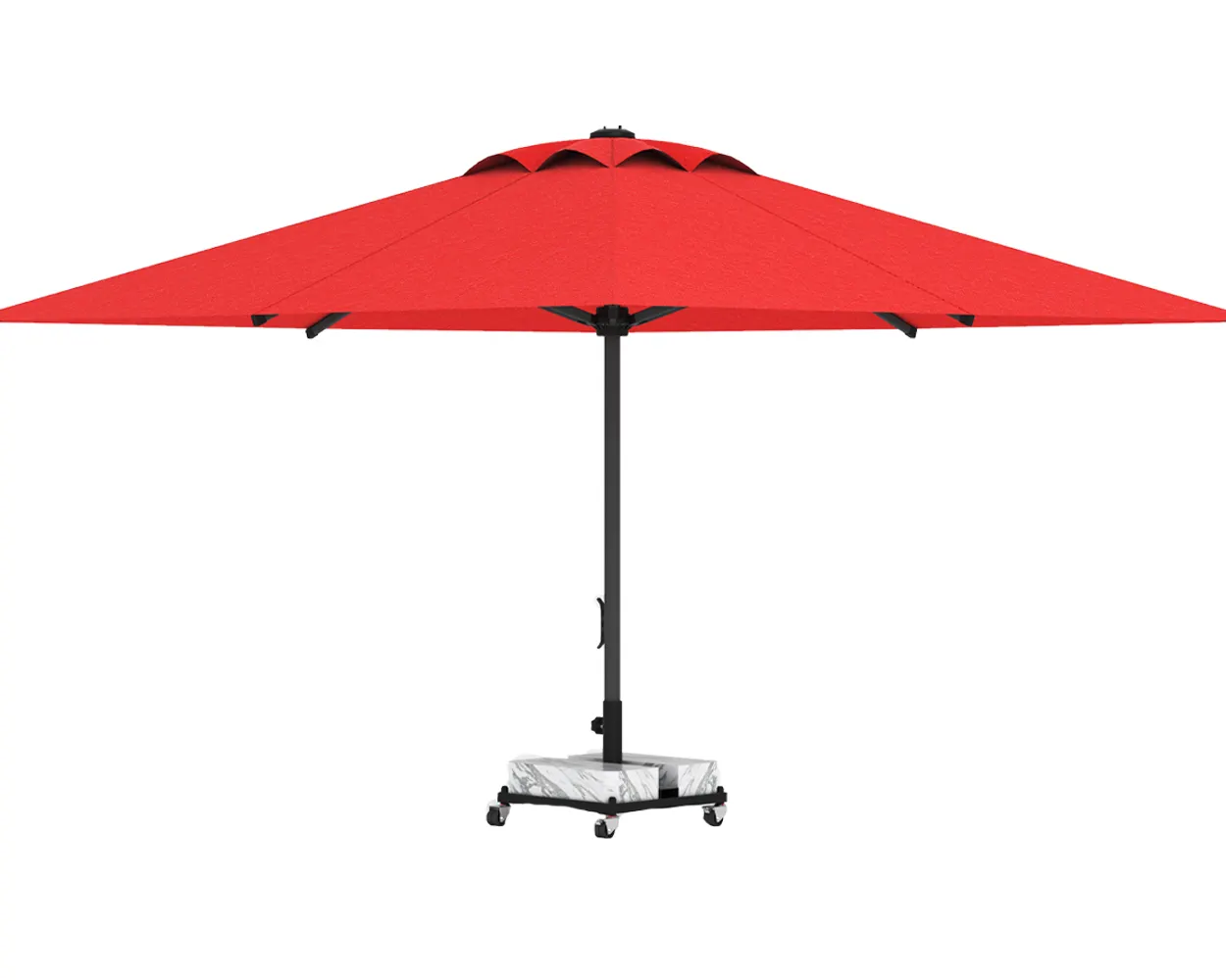 Квадратный зонт из авокадо, 200x200 см