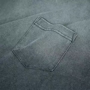 男式t恤双阴影纯色图案颜色短袖夏季休闲高品质衬衫220gsm男式服装散装库存