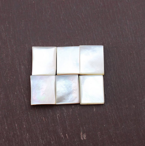 Chất lượng cao mẹ của ngọc trai hình chữ nhật Shape phẳng đá quý, 4x6mm đến 20x30mm, đối với trang sức làm và mẹ của đồ trang sức ngọc trai - Product Image 4