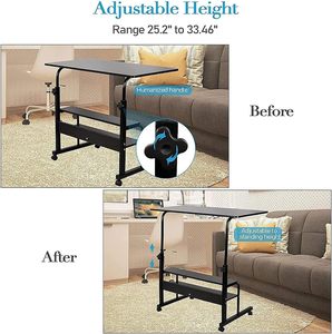 Nuevo Escritorio de estudio de computadora multifuncional, mesa portátil ajustable portátil plegable para cama
