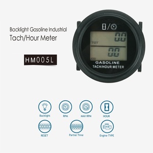 Tachometer-Timer für weiße LCD-Hintergrund beleuchtung ATV-Tachometer-Digitalanzeige-Timer für Benzinmotoren - Product Image 6