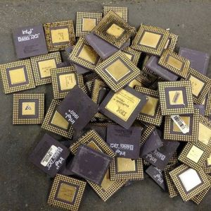 AFFORDABLE HIGH YIELD GOLD RECOVERY CPU CERAMIC <strong>PROCESSOR</strong> SCRAPS/Ceramic CPU Scrap/ <strong>COMPUTERS</strong> PENTIUM PRO SCRAP - Product Image 3