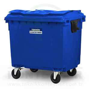Contenedor de basura de plástico de 1100 Litros Contenedor de basura de plástico Contenedor de basura Cubo de basura - Product Image 2