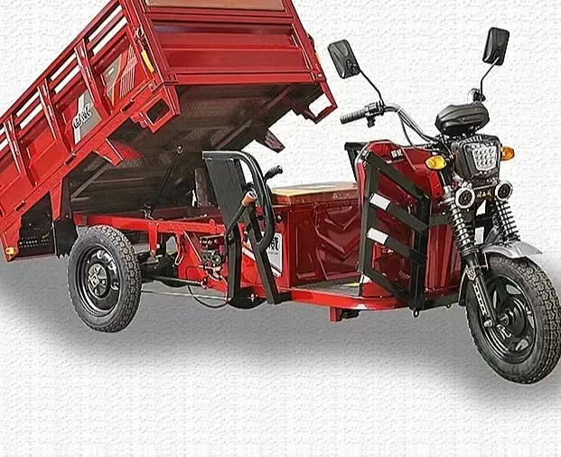 Plastik benzin sitesi taşıma dökümü benzinli Motor küçük pil üç tekerlekli bisiklet kargo kamyon çin'de yapılan