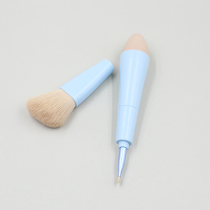 מברשות ורוד כחול איפור <span class=keywords><strong>4</strong></span>-<span class=keywords><strong>in</strong></span>-<span class=keywords><strong>1</strong></span> סט מברשת מתאימה עבור נסיעות עם התאמה אישית לוגו פרטי - Product Image 5