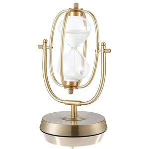 Qualità Premium su misura in metallo e vetro sabbia orologio metallo ora di vetro sabbia Timer per la decorazione della casa per il regalo di nozze - Product Image 6