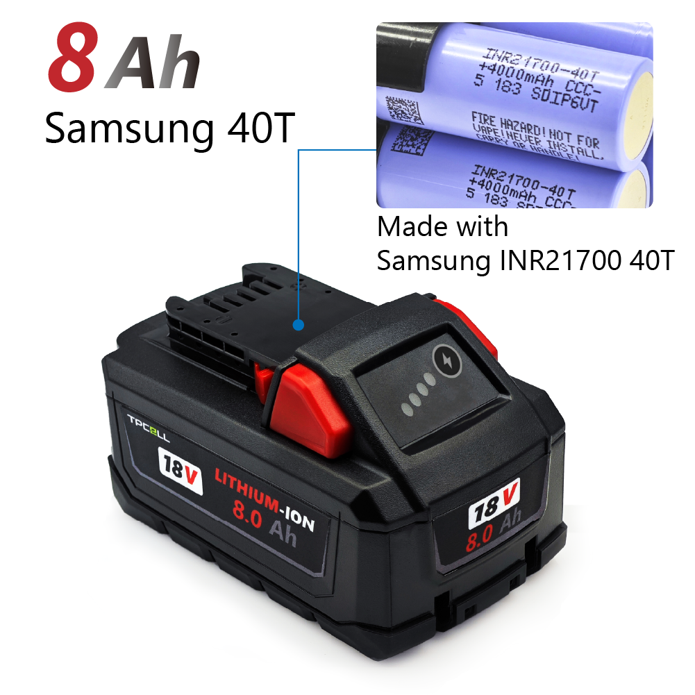 8Ah Samsung 40T