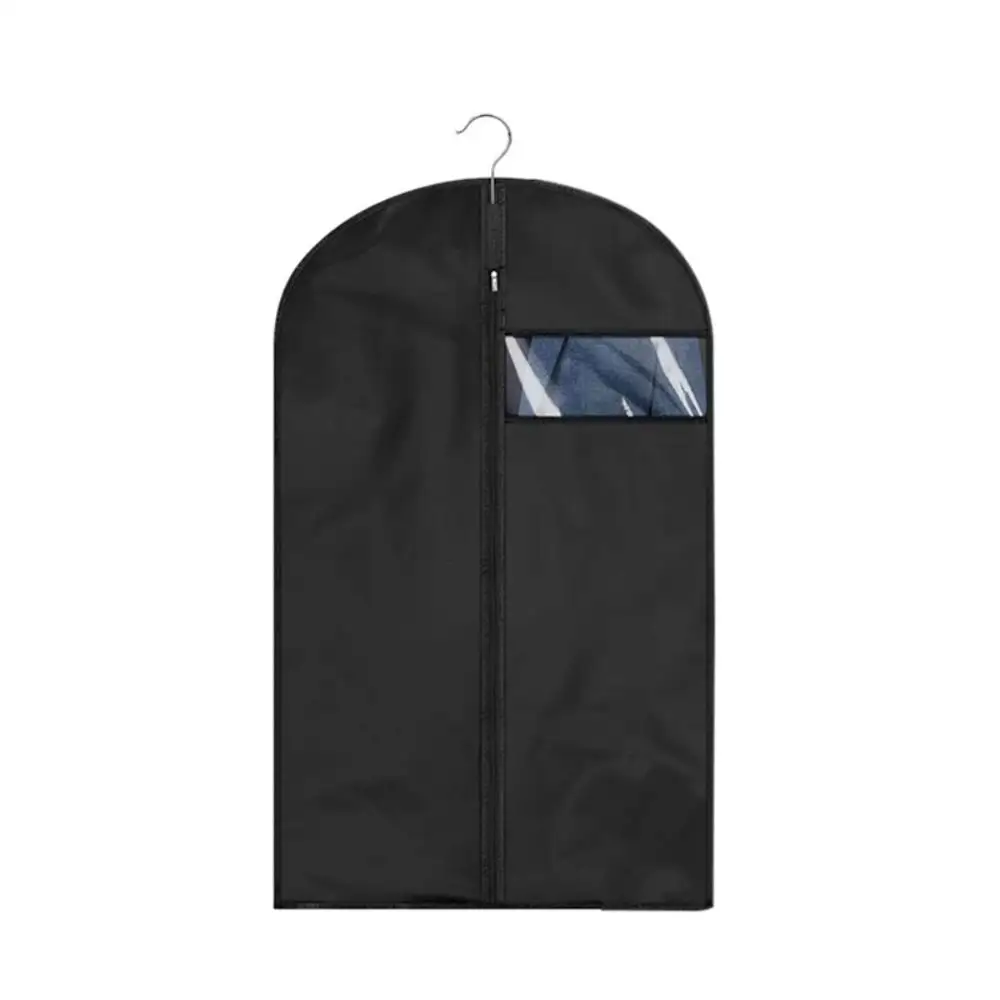Casa Viagem poeira tampa vestido dobrável roupas terno capa protetor compras vestuário armazenamento saco com janela do PVC