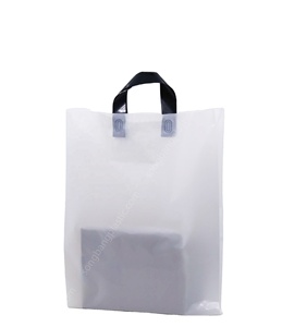 カスタムソフトループハンドルプラスチックショッピングバッグプリントプラスチックショッピングバッグソフトループハンドル服用 - Product Image 1