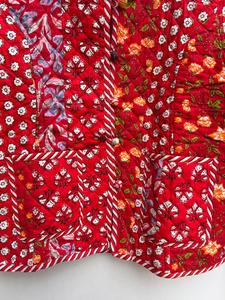 Indian Handmade Burfi Quilted Cotton Patchwork <strong>Jacket</strong> ..New Arrivals Cotton Winter Coat ..Bohemian Style Unisex Coat - Product Image 2