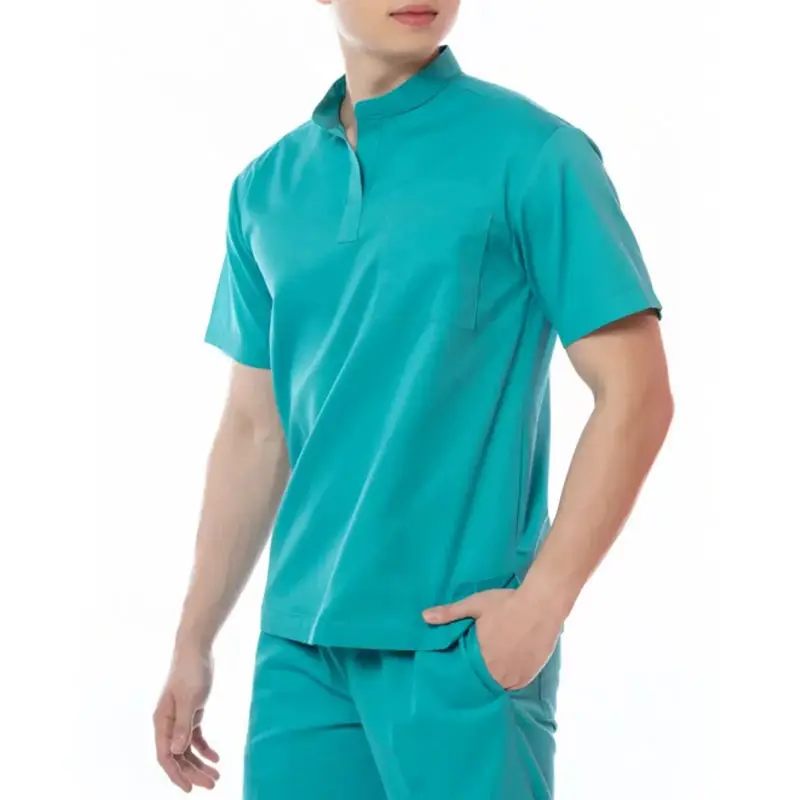 Uniforme médico elástico de moda para hombre, uniforme médico de enfermera, Hospital elegante, venta al por mayor, uniformes de clínica de enfermería