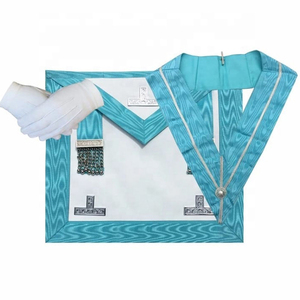 Wholesale Masonic Regalia Apron Masonic Lodge <strong>Officer</strong> Aprons Set case <strong>Sash</strong> and Masonic Crown - Product Image 4
