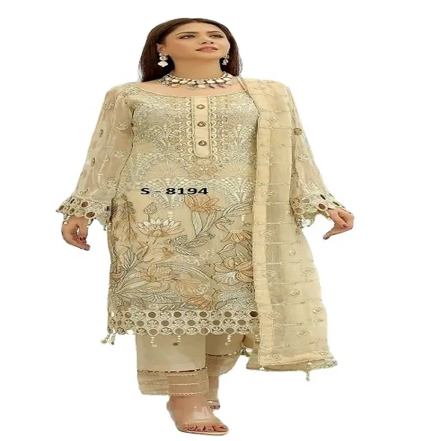 Индийские пакистанские костюмы отличного качества для свадьбы и домашней одежды, Женский пакистанский костюм доступен по оптовой цене